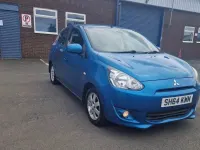 Used Mitsubishi Mirage 2014 Blue Hatchback