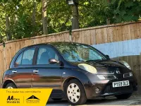 Used Nissan Micra Acenta 80 HP (58 kW) 2009 Black Hatchback