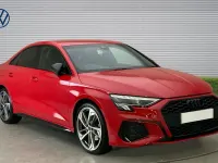 Used Audi A3 Black Edition 150 HP (110 kW) 2023 Red Sedan