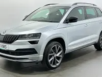 Used Skoda Karoq SportLine 150 HP (110 kW) 2021 Silver SUV