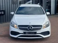 Used Mercedes A160 AMG line 102 HP (75 kW) 2017 White Hatchback