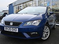 Used Seat Leon SE Dynamic 115 HP (84 kW) 2020 Blue Estate