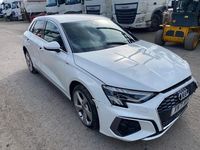 Used Audi A3 e-tron S-Line 2022 White Hatchback