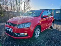 Used VW Polo SE 60 HP (44 kW) 2015 Red Hatchback