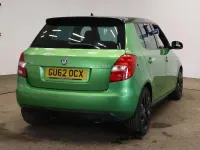 Used Skoda Fabia vRS 180 HP (132 kW) 2012 Green Hatchback
