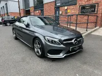 Used Mercedes C220 AMG line 2018 Grey Cabriolet