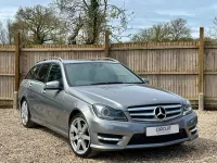 Begagnad Mercedes C350 AMG 2012 Silver Kombi