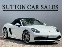 Used Porsche Boxster 2018 White Cabriolet