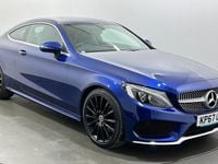 Used Mercedes C200 AMG line 184 HP (135 kW) 2017 Blue Coupe