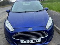 Used Ford Fiesta Zetec 75 HP (55 kW) 2015 Blue Hatchback