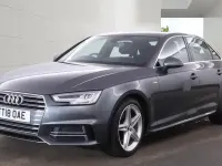 Used Audi A4 S-Line 150 HP (110 kW) 2018 Grey Sedan