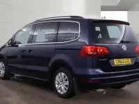 Used VW Sharan SE 140 HP (102 kW) 2013 Blue MPV