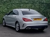 Used Mercedes CLA220 AMG line 177 HP (130 kW) 2018 Silver Coupe