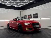Used Audi A5 Cabriolet S-Line 177 HP (130 kW) 2013 Red Cabriolet