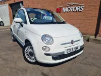 Used Fiat 500 Lounge 69 HP (50 kW) 2013 White Hatchback