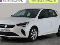 Used Vauxhall Corsa Design Edition 75 HP (55 kW) 2022 White Hatchback