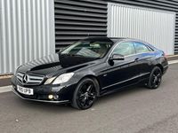 Begagnad Mercedes E350 SE 2010 Svart Sportkupé