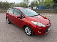 Used Ford Fiesta Zetec 96 HP (70 kW) 2010 Red Hatchback