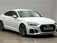 Used Audi A5 Sportback S-Line 163 HP (119 kW) 2023 White Hatchback