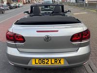 Used VW Golf Cabriolet SE 122 HP (89 kW) 2012 Silver Cabriolet