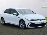Used VW Golf VIII R-line 204 HP (150 kW) 2022 White Hatchback