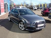 Used Audi A3 S-Line 150 HP (110 kW) 2018 Grey Sedan