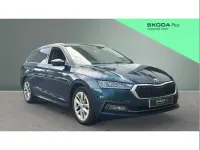 Used Skoda Octavia SE L First Edition 147 HP (108 kW) 2020 Blue Estate