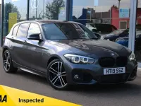 Begagnad BMW 118 Efficient Dynamics 136 HK (100 kW) 2019 Grå Halvkombi