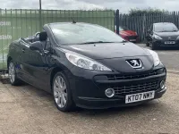Used Peugeot 207 CC GT 2007 Black Cabriolet