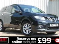 Used Nissan X-Trail Acenta 163 HP (119 kW) 2017 Black SUV
