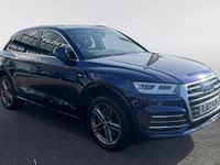 Used Audi Q5 S-Line 190 HP (139 kW) 2017 Blue SUV
