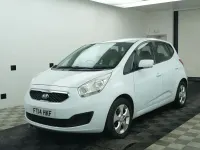 Used Kia Venga 125 HP (91 kW) 2014 White Hatchback