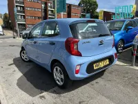 Used Kia Picanto 67 HP (49 kW) 2018 Blue Hatchback