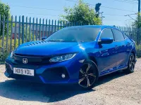 Used Honda Civic SR 126 HP (92 kW) 2019 Blue Hatchback