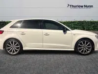 Used Audi A3 Sportback Black Edition 150 HP (110 kW) 2018 White Hatchback