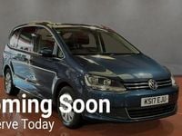 Used VW Sharan SE 150 HP (110 kW) 2017 Blue MPV