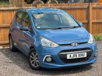 Used Hyundai i10 Premium 87 HP (63 kW) 2015 Blue Hatchback
