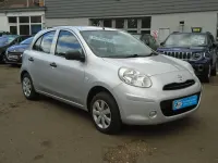 Gebraucht Nissan Micra Visia 80 PS (58 kW) 2011 Silber Kleinwagen