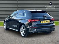 Used Audi A3 S-Line 150 HP (110 kW) 2024 Black Hatchback