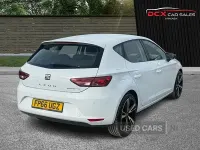 Used Seat Leon Ecomotive 110 HP (80 kW) 2016 White Hatchback