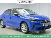 Used Vauxhall Corsa Elite 75 HP (55 kW) 2021 Blue Hatchback