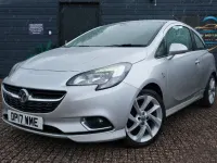 Used Vauxhall Corsa SRi 100 HP (73 kW) 2017 Silver Hatchback