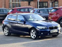 Usado BMW 118 Sport Line 136 HP (100 kW) 2017 Azul Citadino