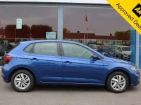 Used VW Polo Life 95 HP (69 kW) 2022 Blue Hatchback