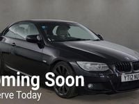 Used BMW 320 Cabriolet Sport Line 2012 Black Cabriolet