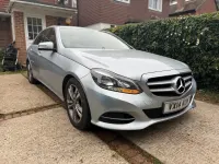 Begagnad Mercedes E220 SE 2014 Silver Sedan