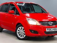 Used Vauxhall Zafira Design Edition 110 HP (80 kW) 2013 Red MPV