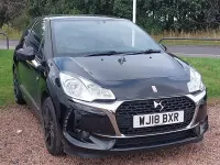 Used DS Automobiles DS3 Performance 130 HP (95 kW) 2018 Black Hatchback