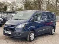 Used Ford Transit Custom 100 HP (73 kW) 2014 Blue Van