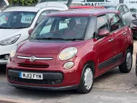 Used Fiat 500L Easy 85 HP (62 kW) 2013 Red MPV